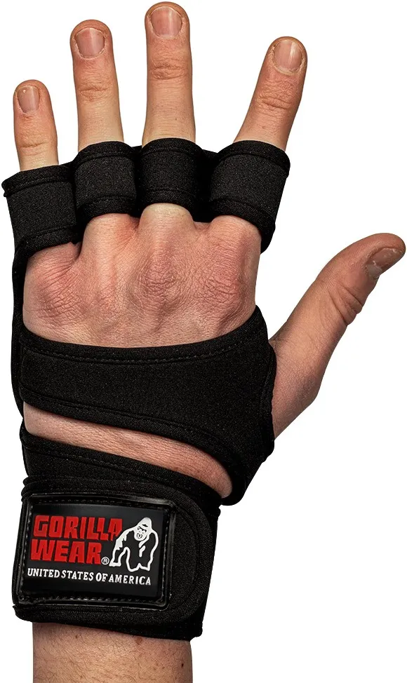 Yuma Weight Lifting Workout Gloves - Black - 3XL Gorilla Wear